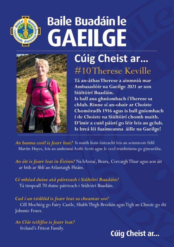 Cúig Cheist ar Therese Keville