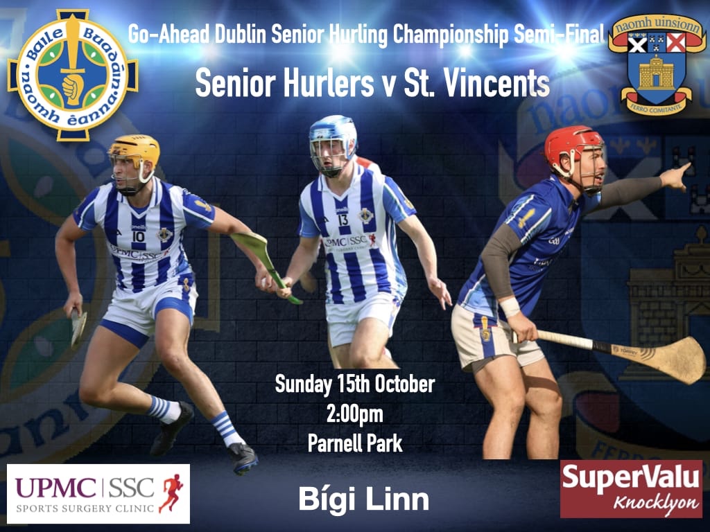 Senior 1 & 2 Hurling Semifinals