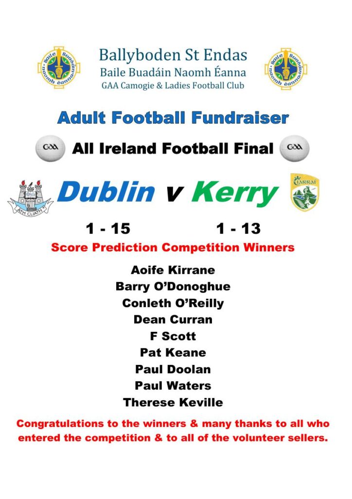 All Ireland Football Final Prediction Results