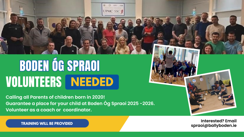 Volunteers Needed - Boden Óg Spraoi