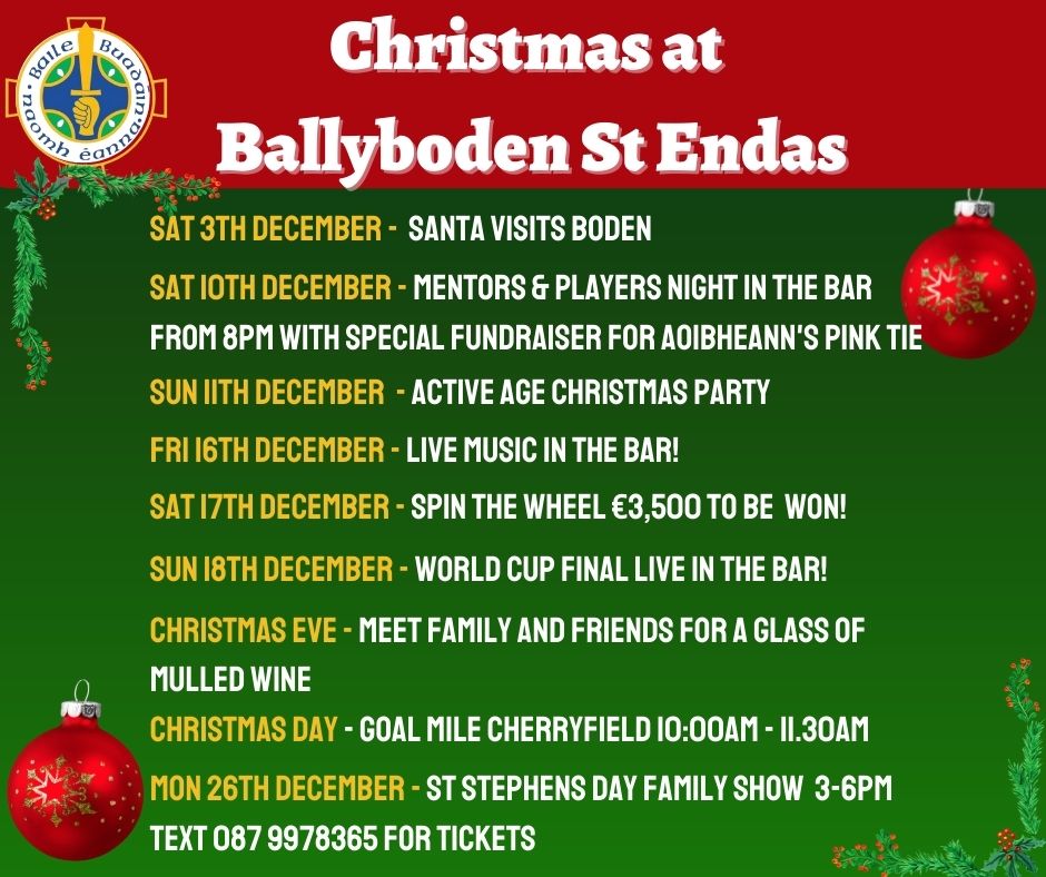 Christmas at Ballyboden St Endas!