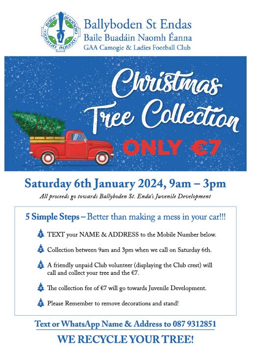 Book your Christmas Tree Collection!