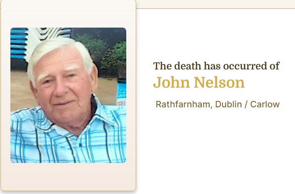 BEREAVEMENT – NELSON