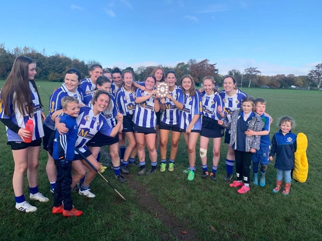 Senior D Camogie win Junior 4 Shield