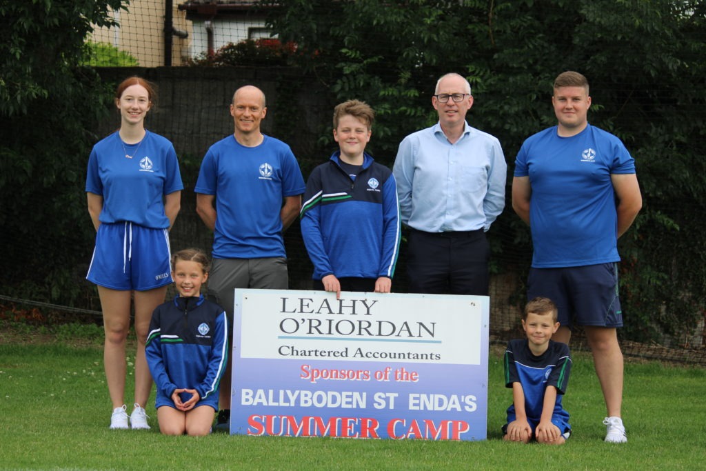 Leahy O’Riordan Chartered Accountants Sponsors Ballyboden Summer Camp!