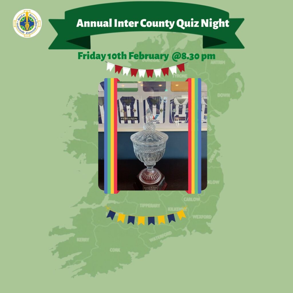 Annual Inter County Quiz Night is back!