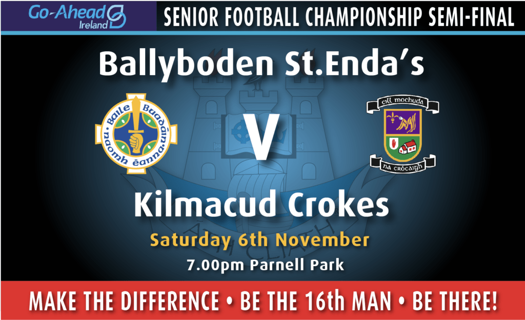 SFC SEMI-FINAL SATURDAY 6TH NOVEMBER