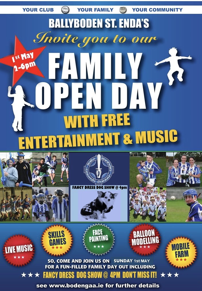Family Open Day 1st May 2022