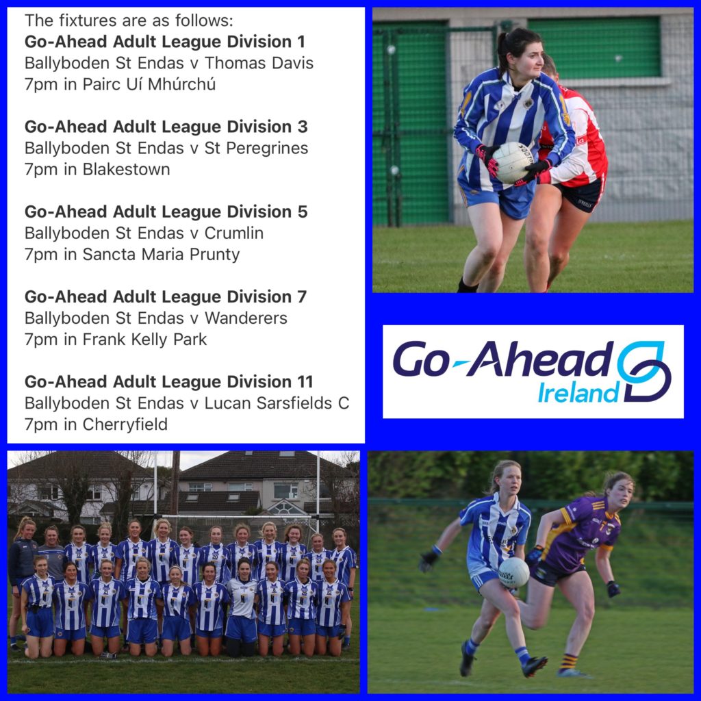 League continues for our 5 Adult ladies teams