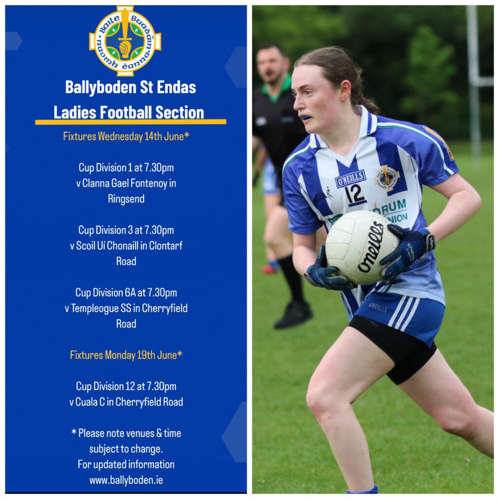 Adult Ladies Football Fixtures