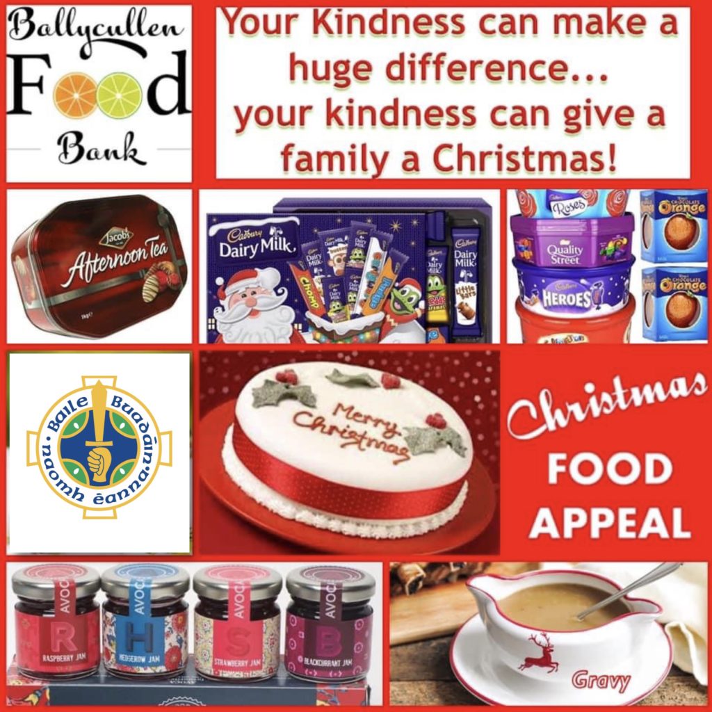 The Ballycullen Food Bank Christmas Hamper Appeal