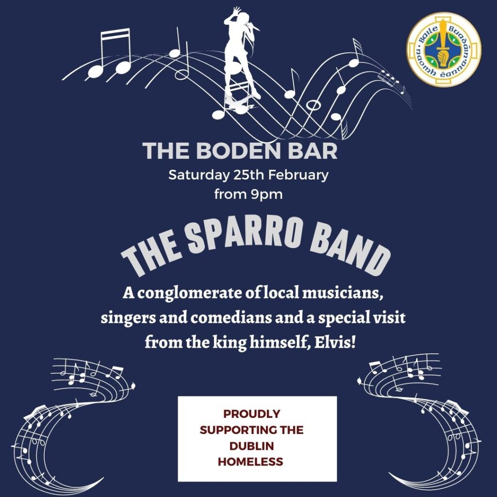 Saturday 25th February - the Sparro Band!